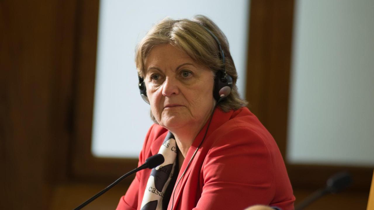 Die bisherige Vize-Präsidentin der portugiesischen Zentralbank Elisa Ferreira während einer Veranstaltung Die bisherige Vize-Präsidentin der portugiesischen Zentralbank Elisa Ferreira während einer Veranstaltung