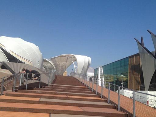 Der deutsche Pavillon auf der Expo 2015 in Mailand steht unter Motto: "Fields of Ideas".