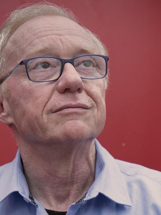 Der israelische Schriftsteller David Grossman, aufgenommen beim Literary Festival Book World Prague am 11.5.2018