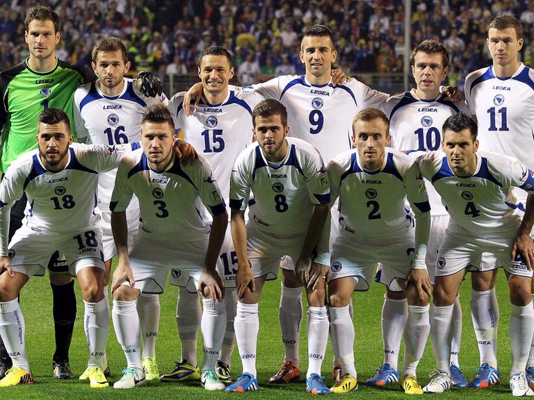 Die bosnische Nationalmannschaft