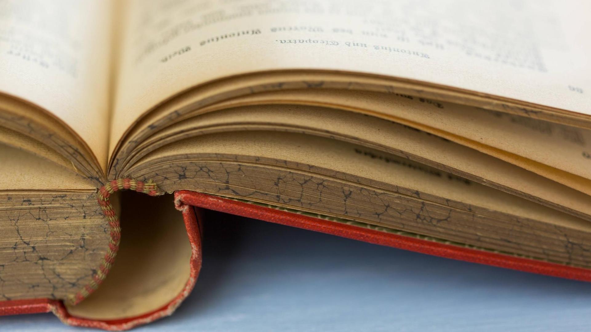 Corner of the page of an aged open vintage hardcover book with yellowed pages in a close up selective focus view Corner of the page of an aged open book Copyright: xJuliaxPfeiferx Corner of the page of an aged open vintage hardcover book with yellowed pages in a close up selective focus view Corner of the page of an aged open book Copyright: xJuliaxPfeiferx
