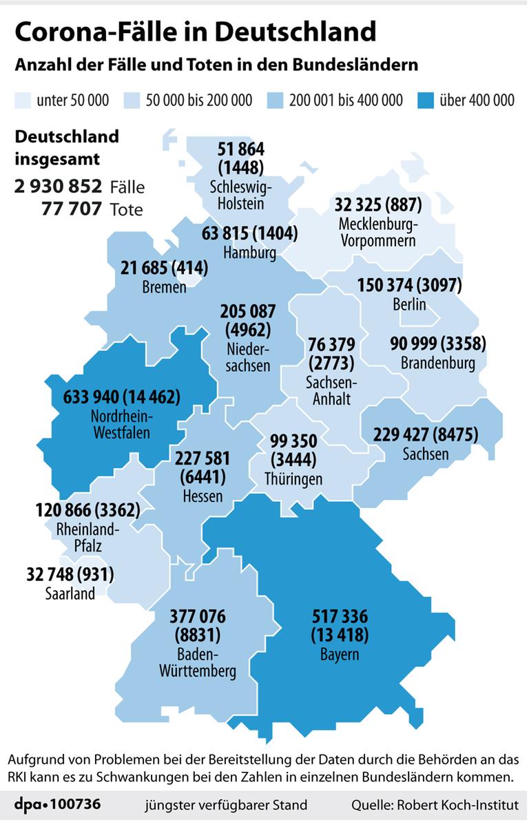 Corona-Fälle in Deutschland. Corona-Fälle in Deutschland.