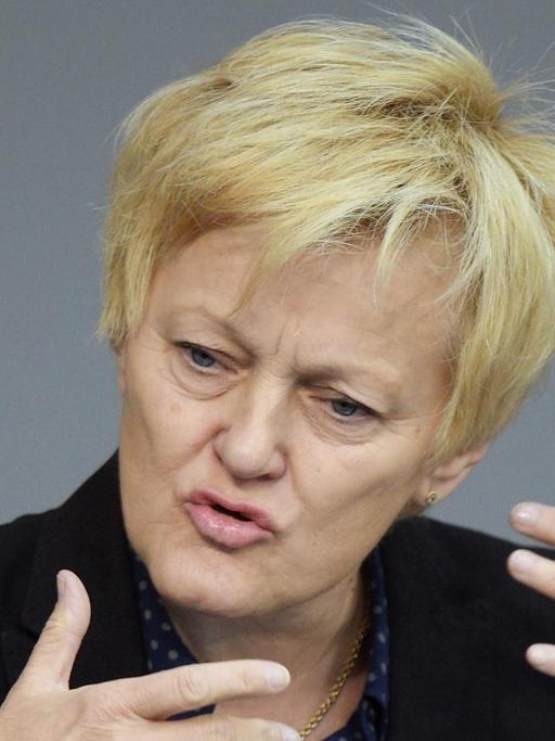 Renate Künast im Bundestag am 22.5.2015
