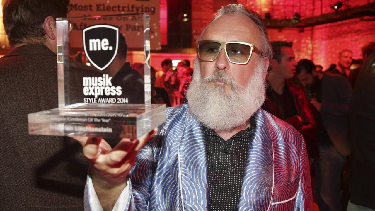 Friedrich Liechtenstein beim Musikexpress Style Award 2014 im E-Werk