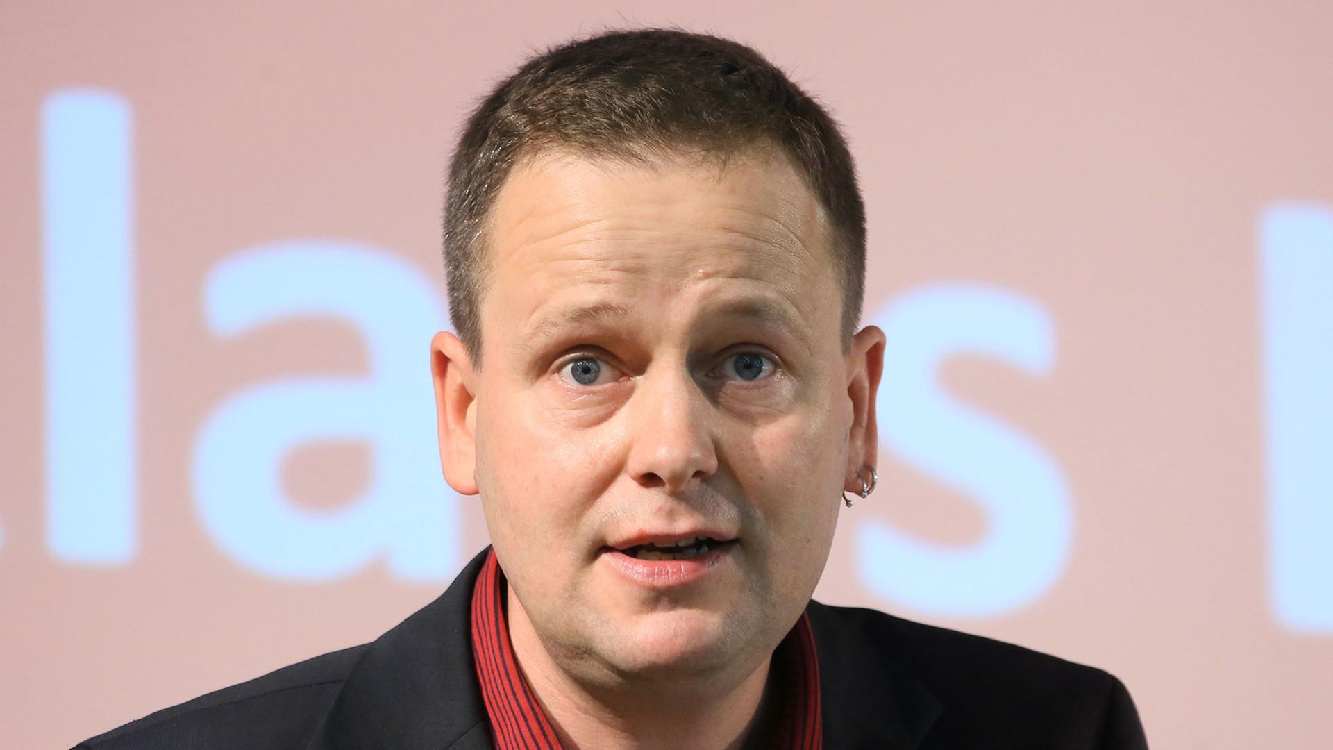 Klaus Lederer, Landesvorsitzender der Berliner Linken. Klaus Lederer, Landesvorsitzender der Berliner Linken.