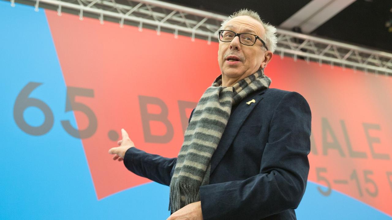 Berlinale-Direktor Dieter Kosslick posiert im Rahmen einer Pressekonferenz am 27.01.2015 in Berlin. Die 65. Berlinale findet vom 5. bis 15. Februar 2015 statt. Berlinale-Direktor Dieter Kosslick posiert im Rahmen einer Pressekonferenz am 27.01.2015 in Berlin. Die 65. Berlinale findet vom 5. bis 15. Februar 2015 statt.