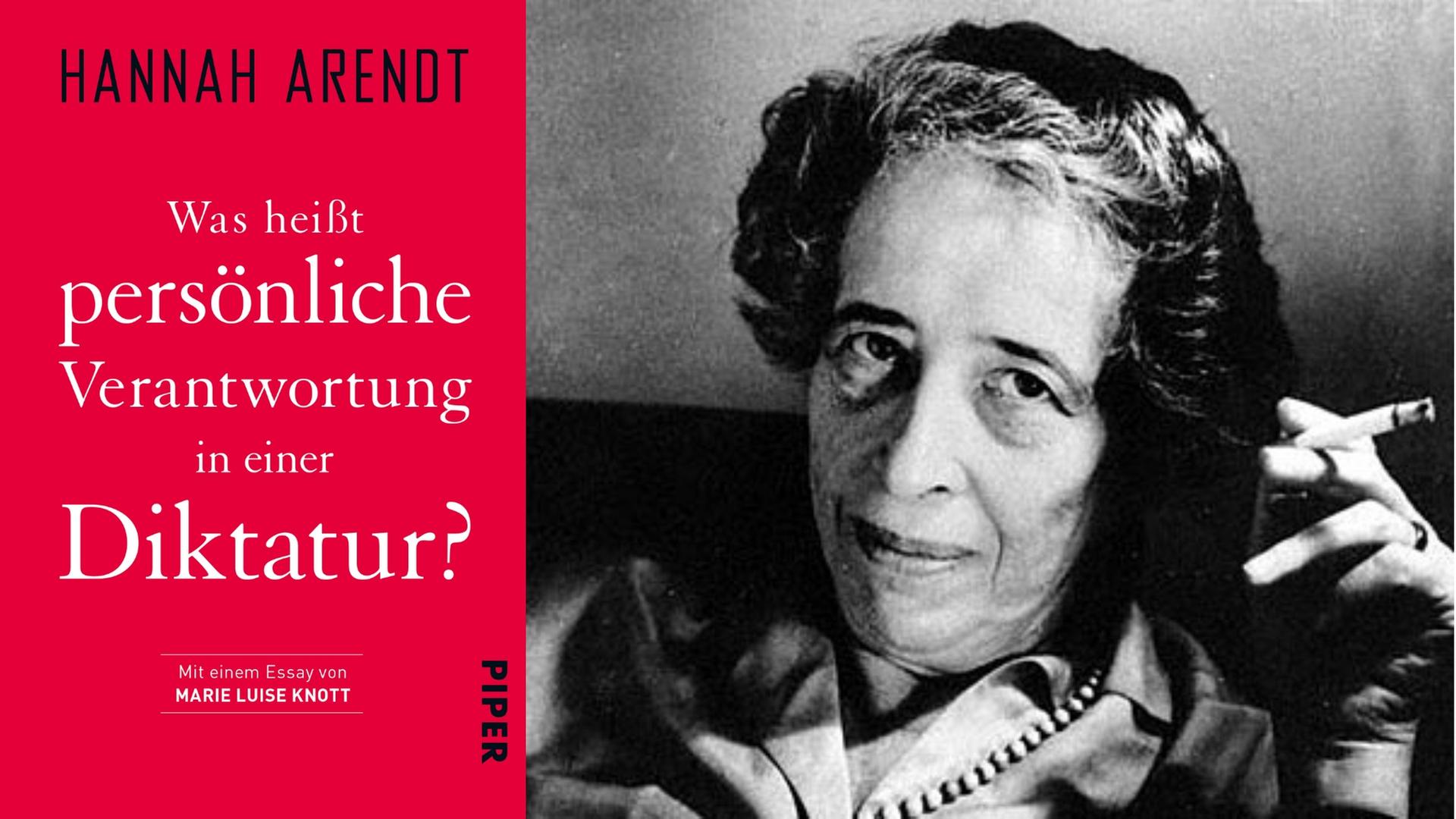 Buchcover: Hannah Arendt: "Was heißt persönliche Verantwortung in einer Diktatur?" Buchcover: Hannah Arendt: "Was heißt persönliche Verantwortung in einer Diktatur?"