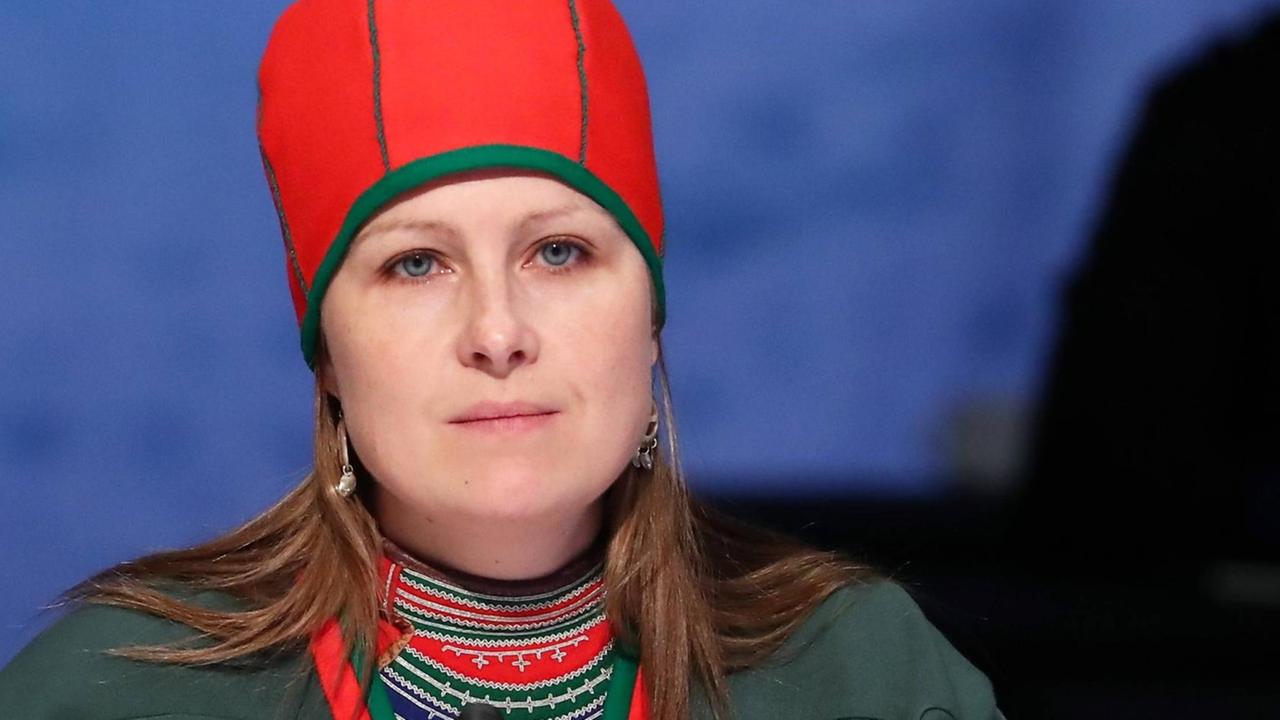 Asa Larsson-Blind beim 11. Arctic Council Ministerial Meeting (ROVANIEMI, FINLAND MAY 7, 2019) Asa Larsson-Blind beim 11. Arctic Council Ministerial Meeting (ROVANIEMI, FINLAND MAY 7, 2019)