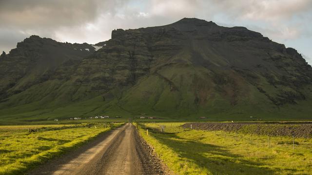 Der Vulkan Eyjafjallajokull (Island).
