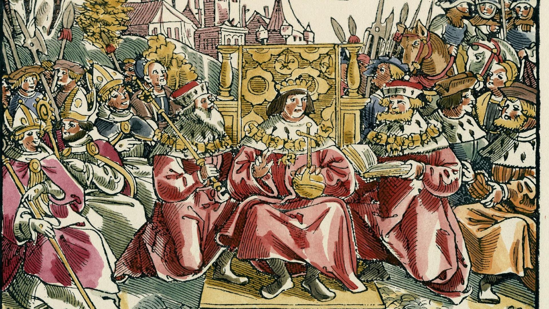 Am 23. Oktober 1520 wurde der Habsburger Karl V. zum deutsch-römischen König gewählt.