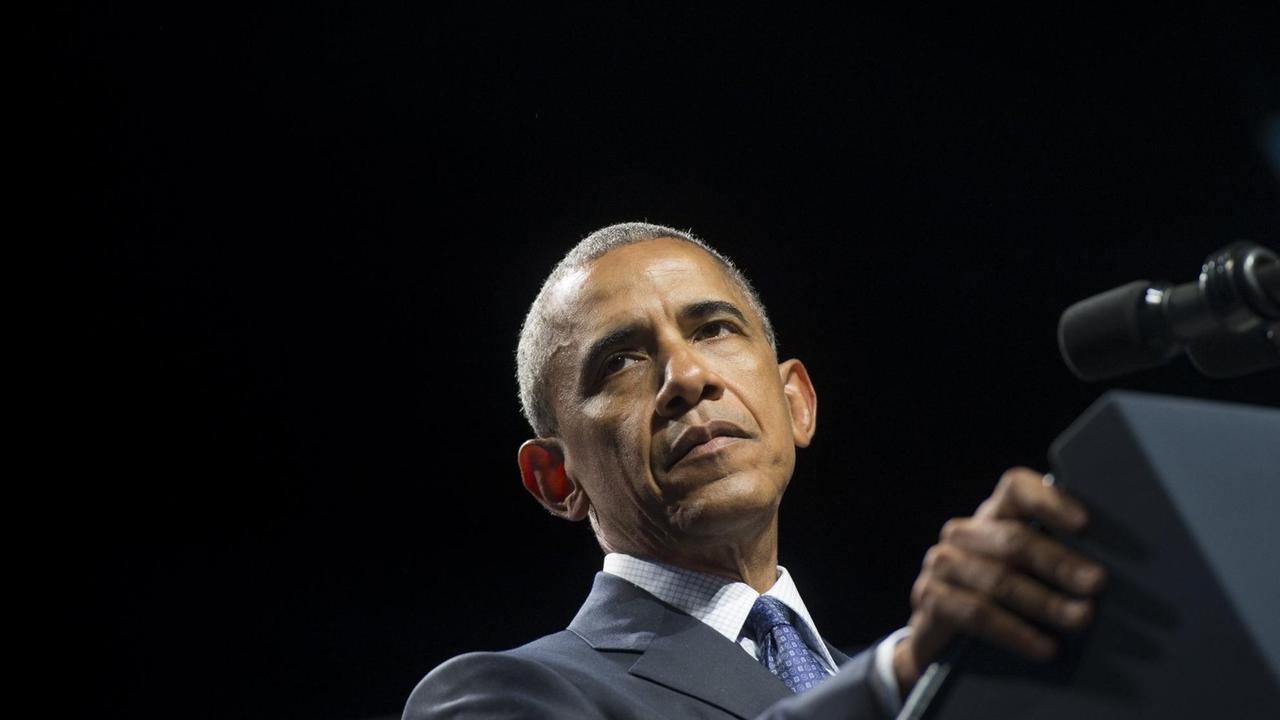 US-Präsident Barack Obama spricht auf einer Konferenz in Washington. US-Präsident Barack Obama spricht auf einer Konferenz in Washington.