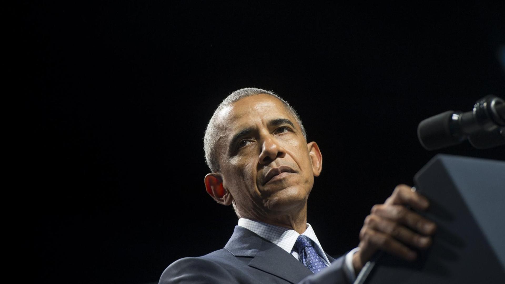 US-Präsident Barack Obama spricht auf einer Konferenz in Washington. US-Präsident Barack Obama spricht auf einer Konferenz in Washington.