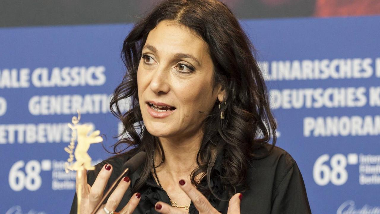 Die Regisseurin Emily Atef auf der Berlinale 2018 Die Regisseurin Emily Atef auf der Berlinale 2018