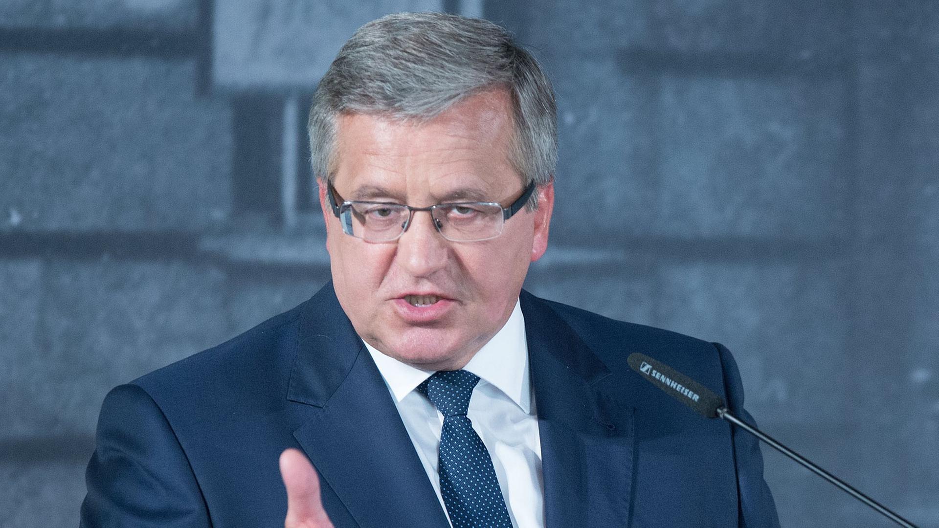 Polens Präsident Bronislaw Komorowski Polens Präsident Bronislaw Komorowski