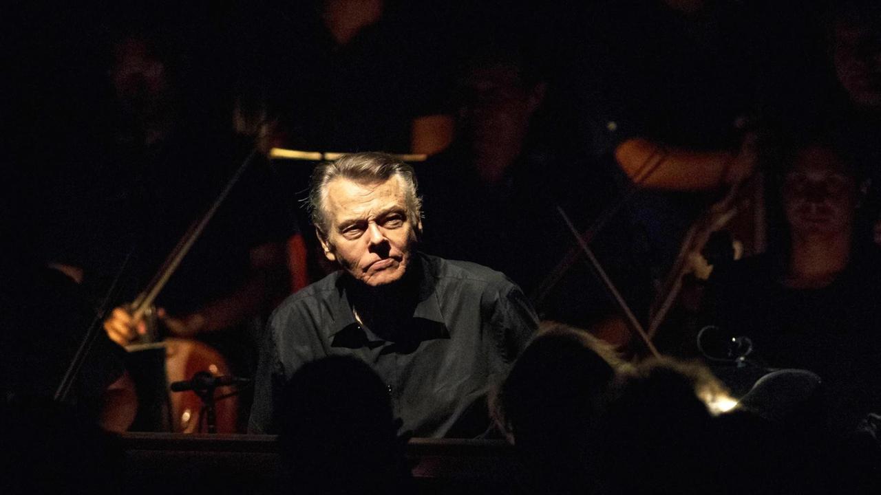 Der Dirigent Mariss Jansons am 02.08.2018 während der Generalprobe der Oper Pique Dame im Festspielhaus Salzburg/Österreich. Der Dirigent Mariss Jansons am 02.08.2018 während der Generalprobe der Oper Pique Dame im Festspielhaus Salzburg/Österreich.