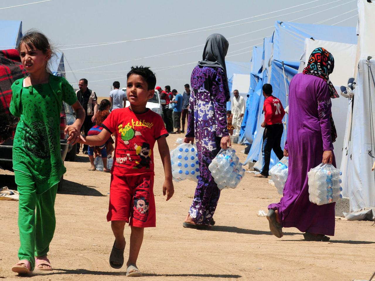 Die Folgen der Konflikte: Hunderttausende Iraker sind auf der Flucht vor dem Krieg