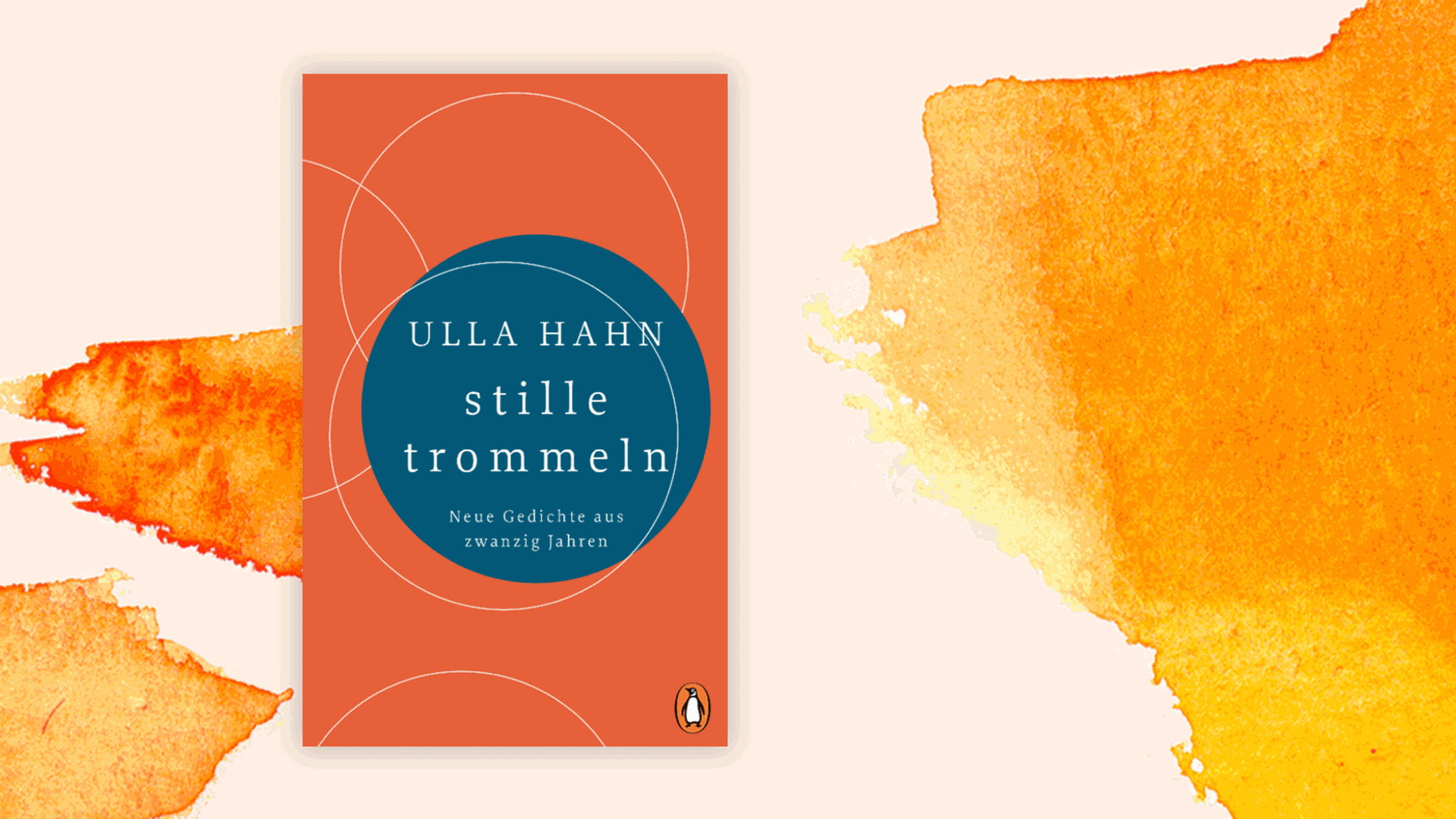 Cover des neuen Gedichtbands von Ulla Hahn mit dem Titel "stille trommeln". Cover des neuen Gedichtbands von Ulla Hahn mit dem Titel "stille trommeln".