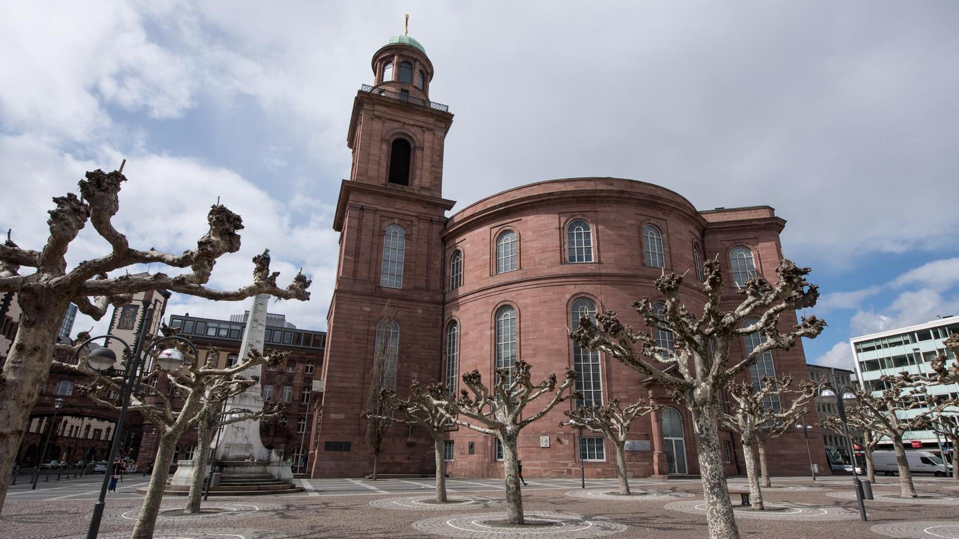 Die Paulskirche in der Frankfurter Innenstadt. Die Paulskirche in der Frankfurter Innenstadt.