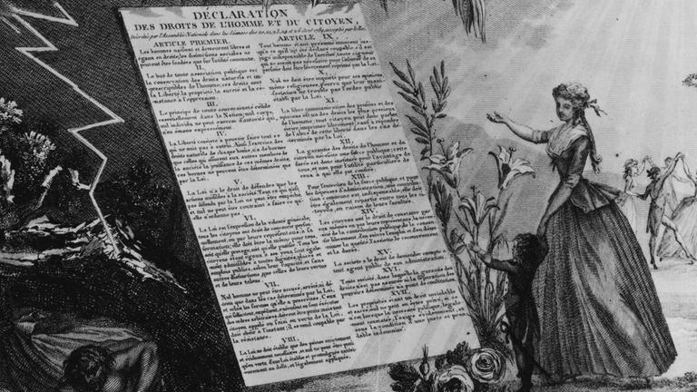 Deklaration der Menschen- und Bürgerrechte in Frankreich - Von Freiheit