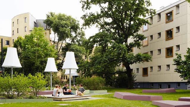 Saniertes Studentenwohnheim in Berlin