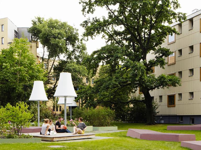 Saniertes Studentenwohnheim in Berlin