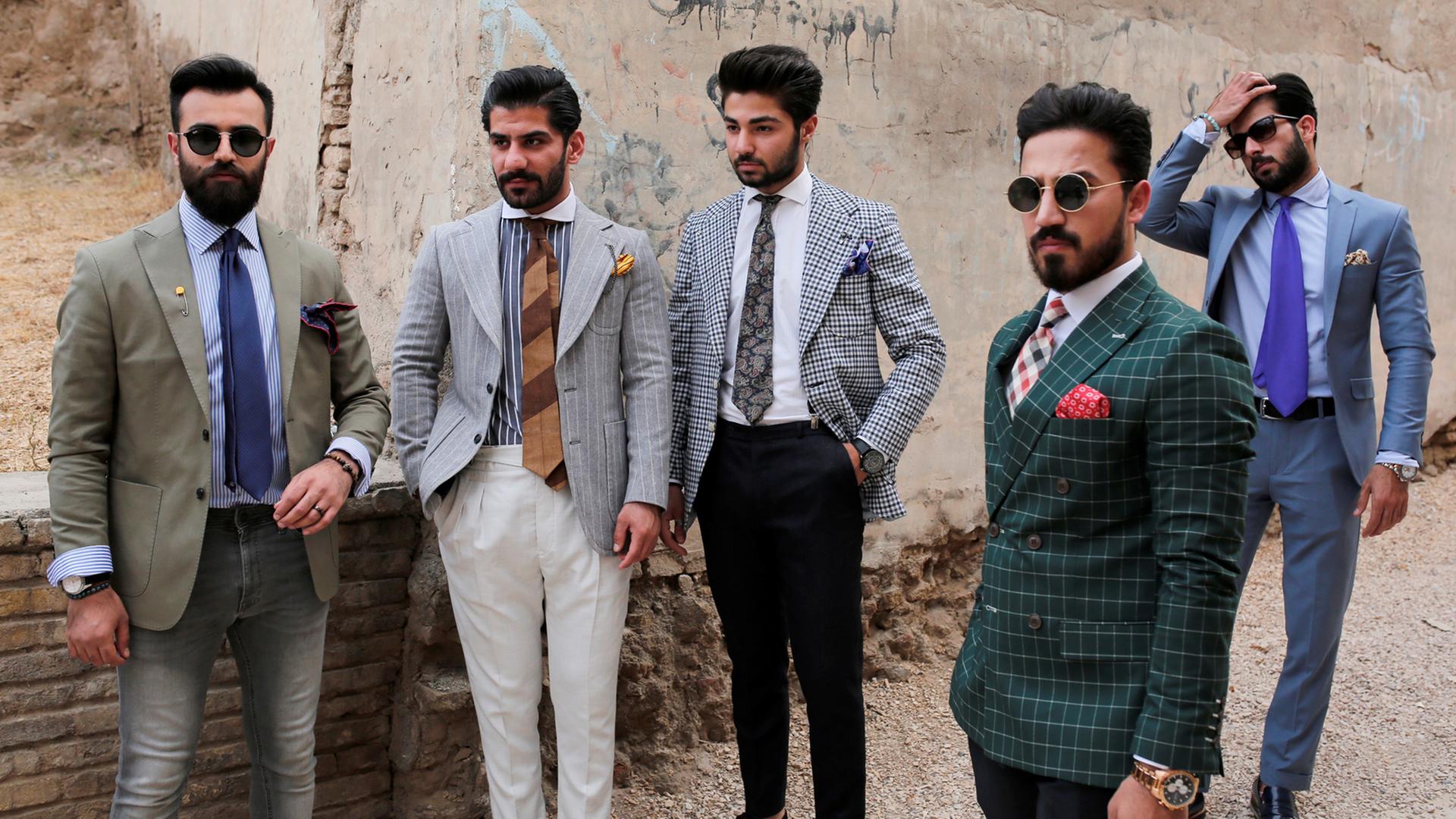 "Mr. Erbil" nennt sich eine Gruppe junger, modebewusster Männer aus dem Irak "Mr. Erbil" nennt sich eine Gruppe junger, modebewusster Männer aus dem Irak