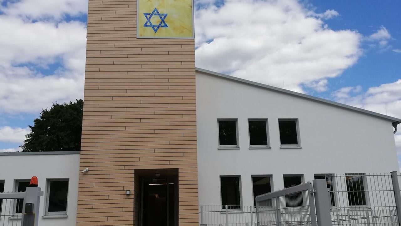 Die neue Synagoge in Unna aus Die neue Synagoge in Unna aus