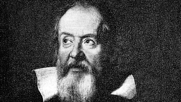 Zeitgenössische Darstellung des italienischen Mathematikers, Philosophen und Physikers Galileo Galilei Zeitgenössische Darstellung des italienischen Mathematikers, Philosophen und Physikers Galileo Galilei