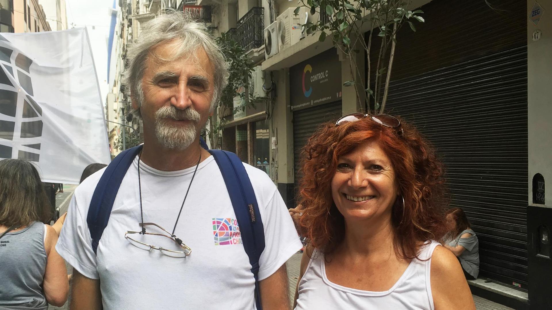 Alfredo Schwarcz und seine Frau Patricia