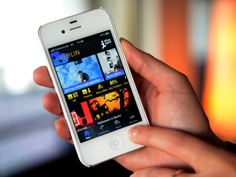Die Info-App Bluespot der Firma Wall AG Die Info-App Bluespot der Firma Wall AG