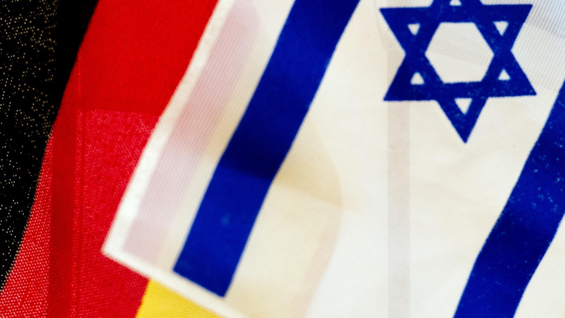 Deutsche und israelische Flagge Deutsche und israelische Flagge