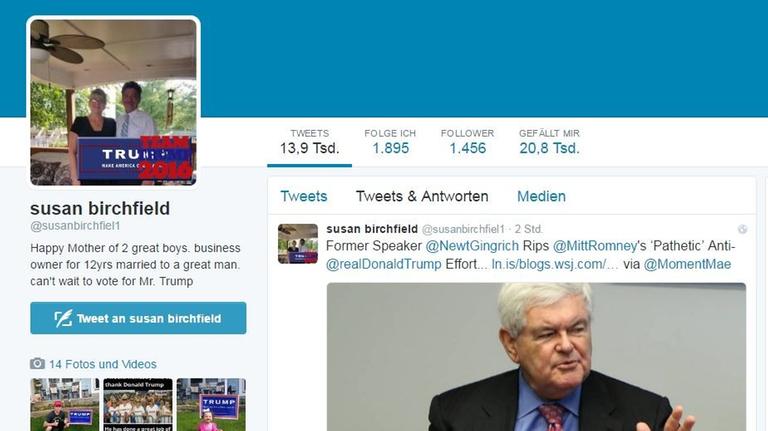 Ein Bot mit einem gefälschten Account. Ein Bot mit einem gefälschten Account.