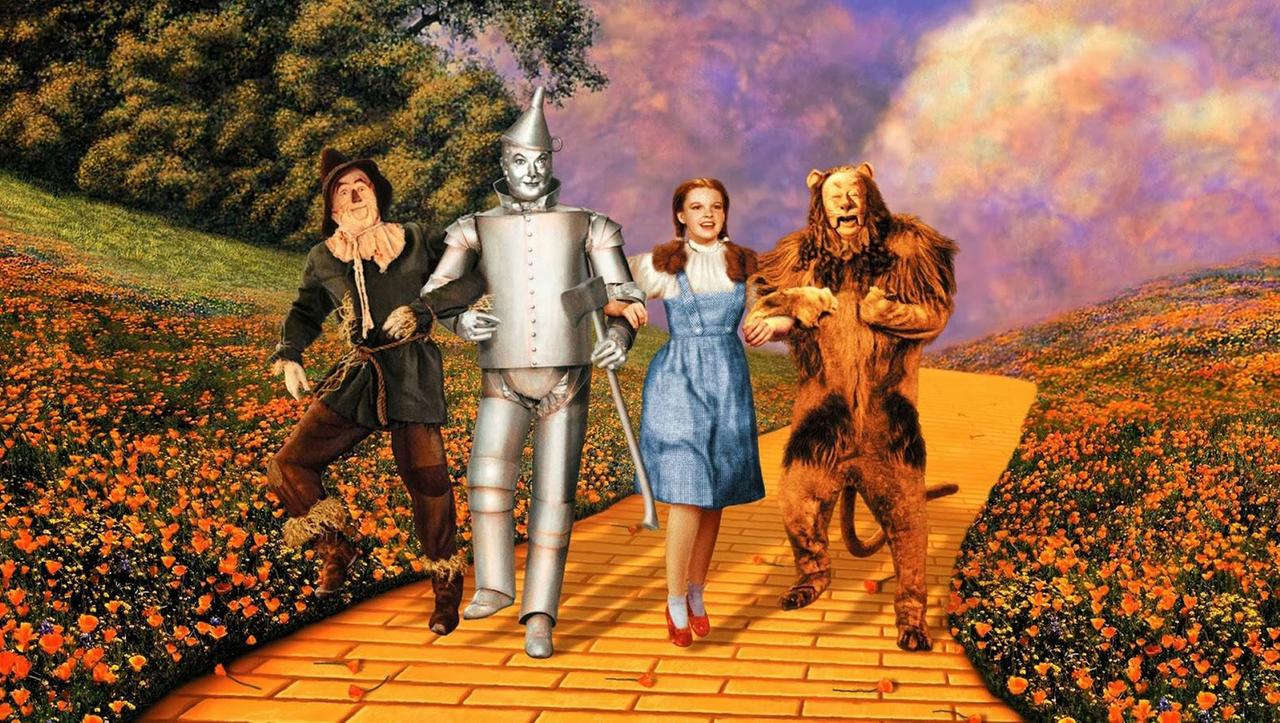 Judy Garland (m) in dem Musicalfilm "Der Zauberer von Oz" 