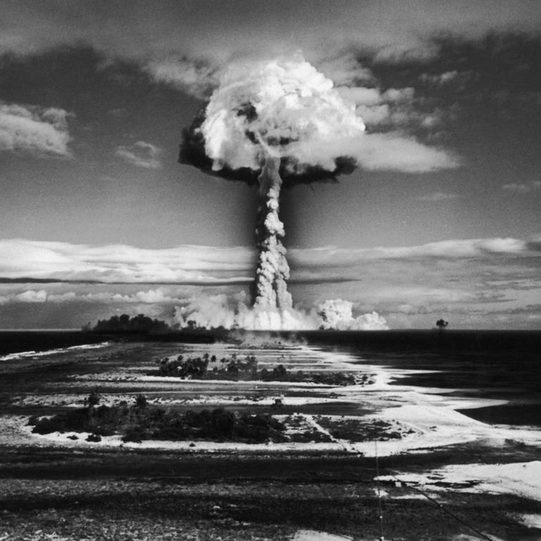 Nukleartest am 30. Oktober 1970 auf dem auf dem Mururoa Atoll