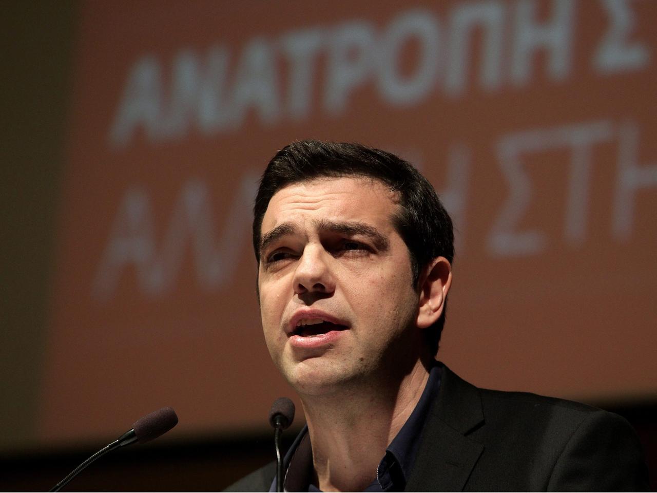 Oppositionsführer Alexis Tsipras