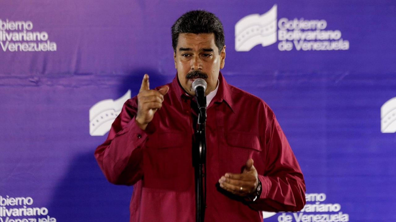 Der venezolanische Präsident Nicolás Maduro Der venezolanische Präsident Nicolás Maduro