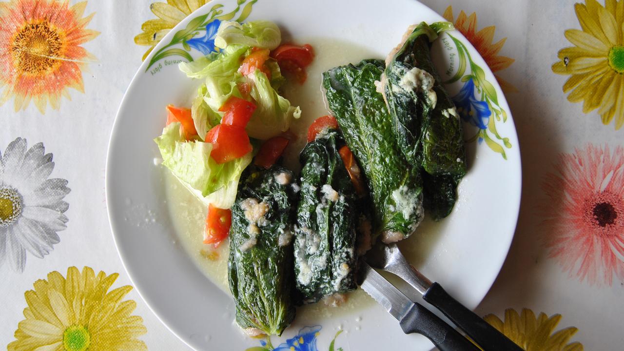 Das lokale Essen Simboro Das lokale Essen Simboro