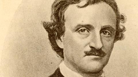 Edgar Allan Poe (1809 1849), amerikanischer Schriftsteller.