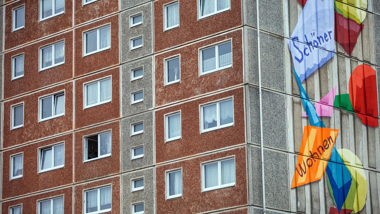 Plattenbau in Schwerin Plattenbau in Schwerin