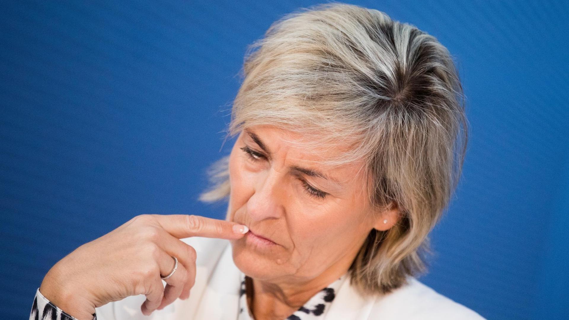 Karola Wille, Vorsitzende der ARD. Karola Wille, Vorsitzende der ARD.