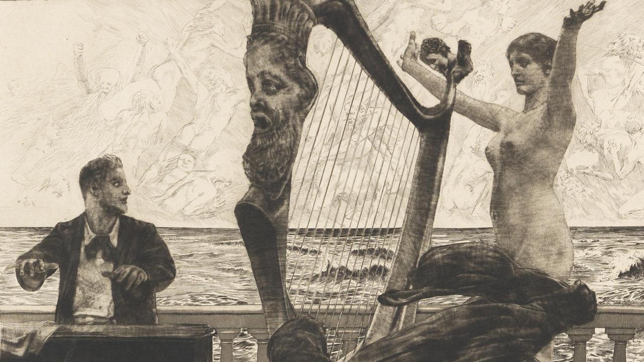 Opus XII, "Brahms Phantasy", 1894. Private Collection. (© Fine Art Images/Heritage Images) | Verwendung weltweit, Keine Weitergabe an Wiederverkäufer. Opus XII, "Brahms Phantasy", 1894. Private Collection. (© Fine Art Images/Heritage Images) | Verwendung weltweit, Keine Weitergabe an Wiederverkäufer.