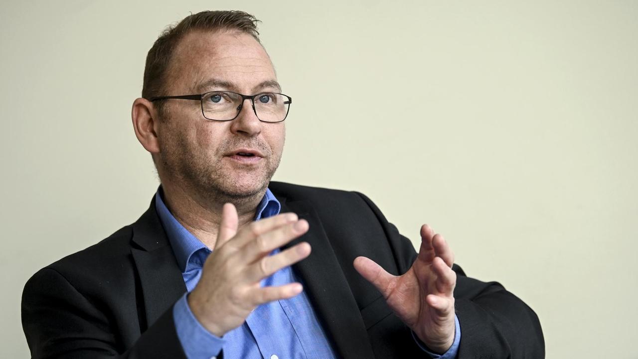 Frank Werneke, Verdi-Vorsitzender, spricht in einem dpa-Interview. Frank Werneke, Verdi-Vorsitzender, spricht in einem dpa-Interview.