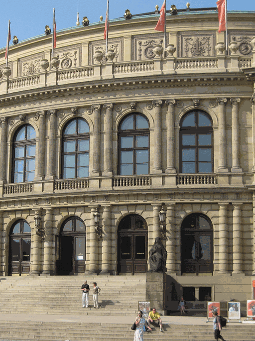 Der Konzertsaal Rudolfinum in Prag