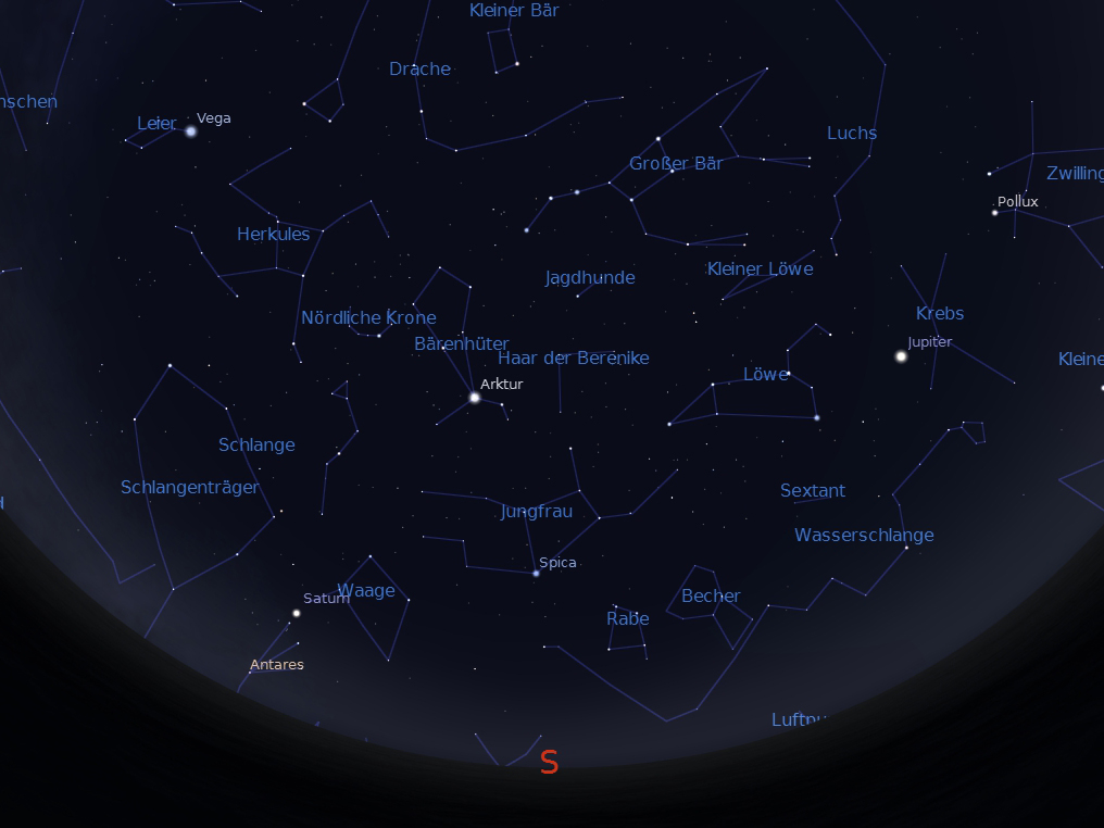 Astronomie - Der Sternenhimmel im Mai  deutschlandfunk.de