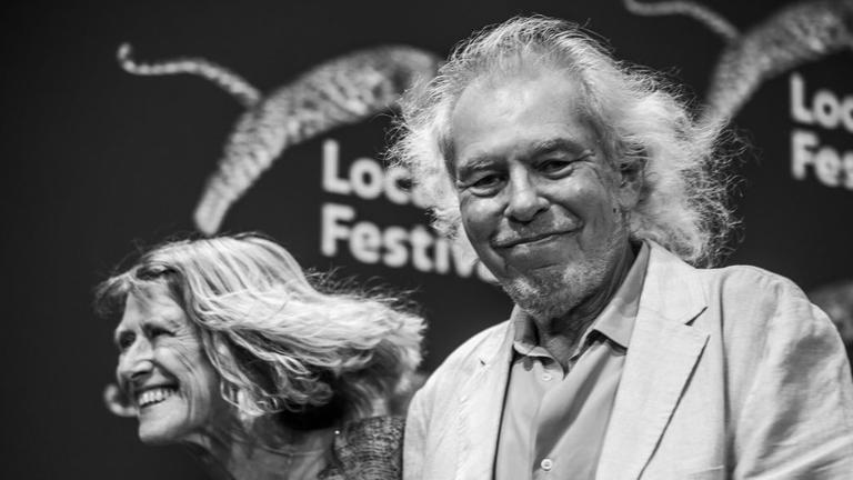 Der Filmemacher Wolf-Eckart Bühler (r.) und Hella Kothmann auf dem roten Teppich beim Locarno Festival 2018 Der Filmemacher Wolf-Eckart Bühler (r.) und Hella Kothmann auf dem roten Teppich beim Locarno Festival 2018