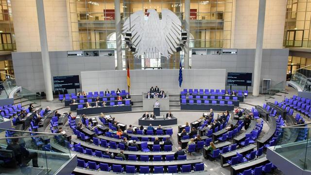 Das Plenum des Bundestags am 13.03.2019