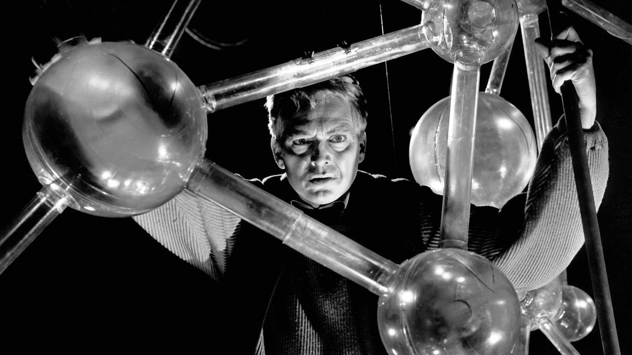 Will Quadflieg als Faust in Peter Gorskis Verfilmung des Goethe-Dramas aus dem Jahr 1960 Will Quadflieg als Faust in Peter Gorskis Verfilmung des Goethe-Dramas aus dem Jahr 1960