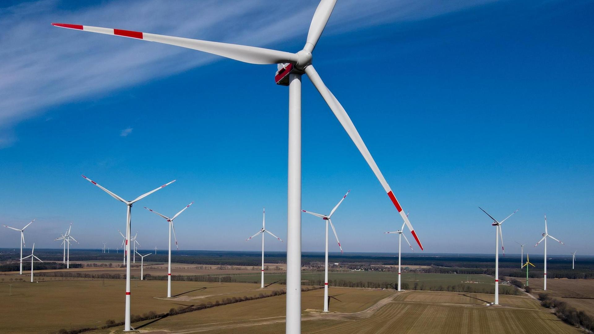 Viele Wind-Räder Viele Wind-Räder