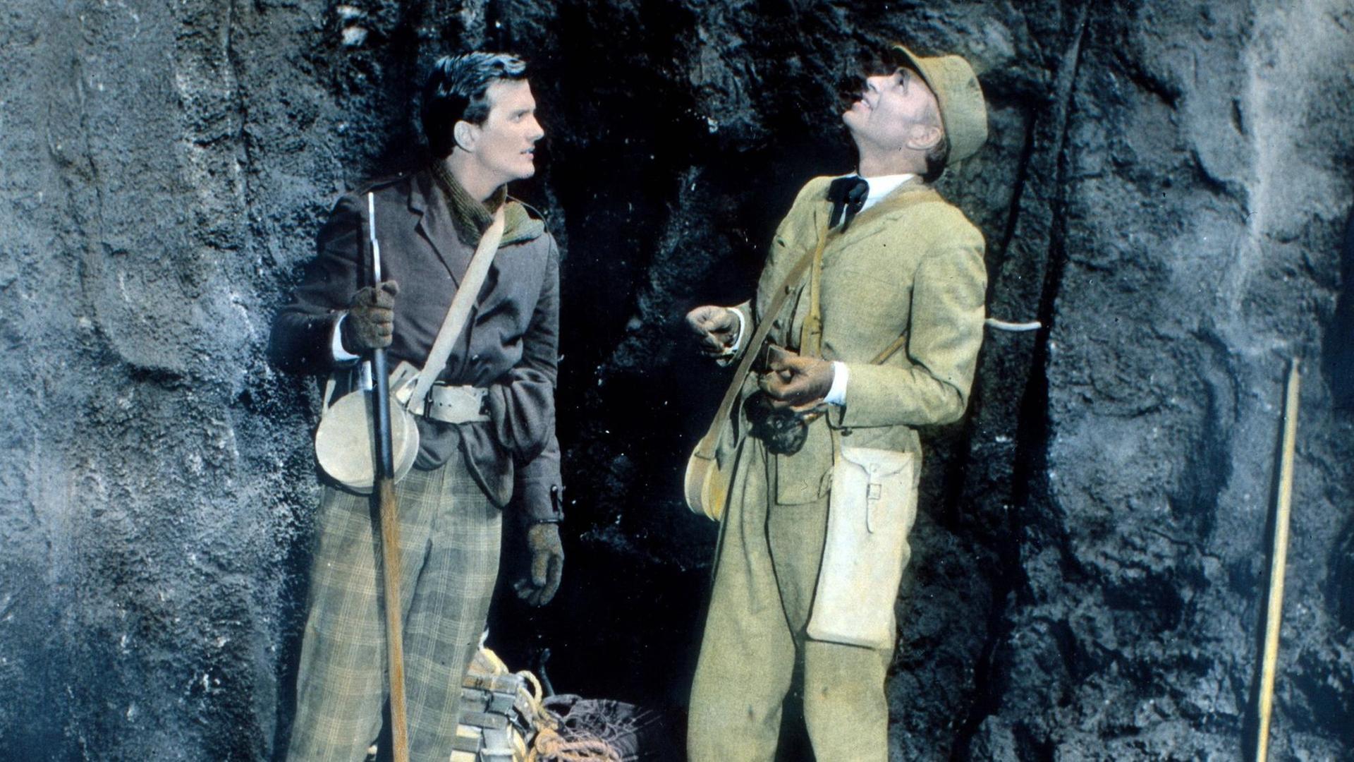 Szene aus "Reise zum Mittelpunkt der Erde" von 1959 Szene aus "Reise zum Mittelpunkt der Erde" von 1959