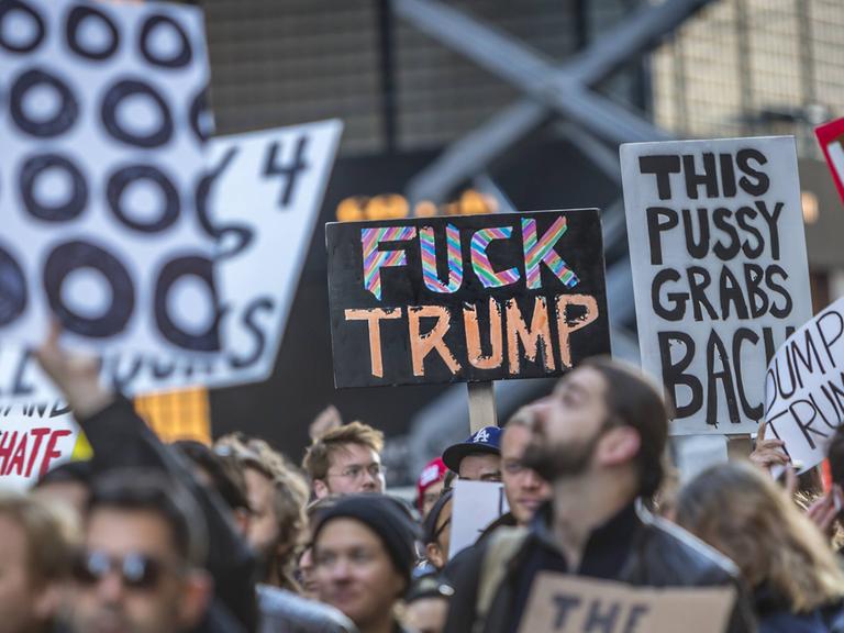 Anti-Trump-Proteste in New York.